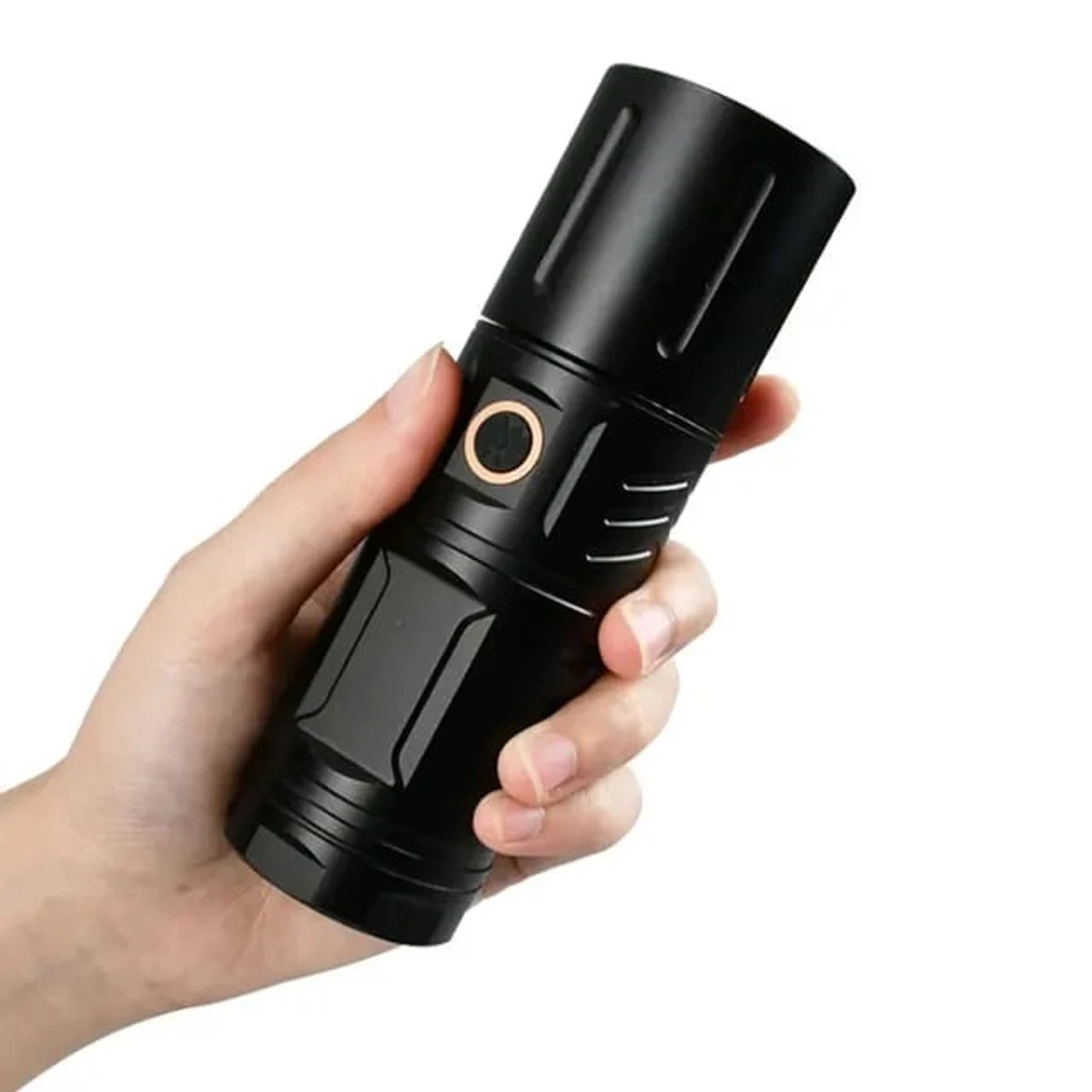 RECHARGEABLE LED TORCH LIGHT, WATERPROOF STRONG LED FLASHLIGHT WITH POWER BANK - Image 6