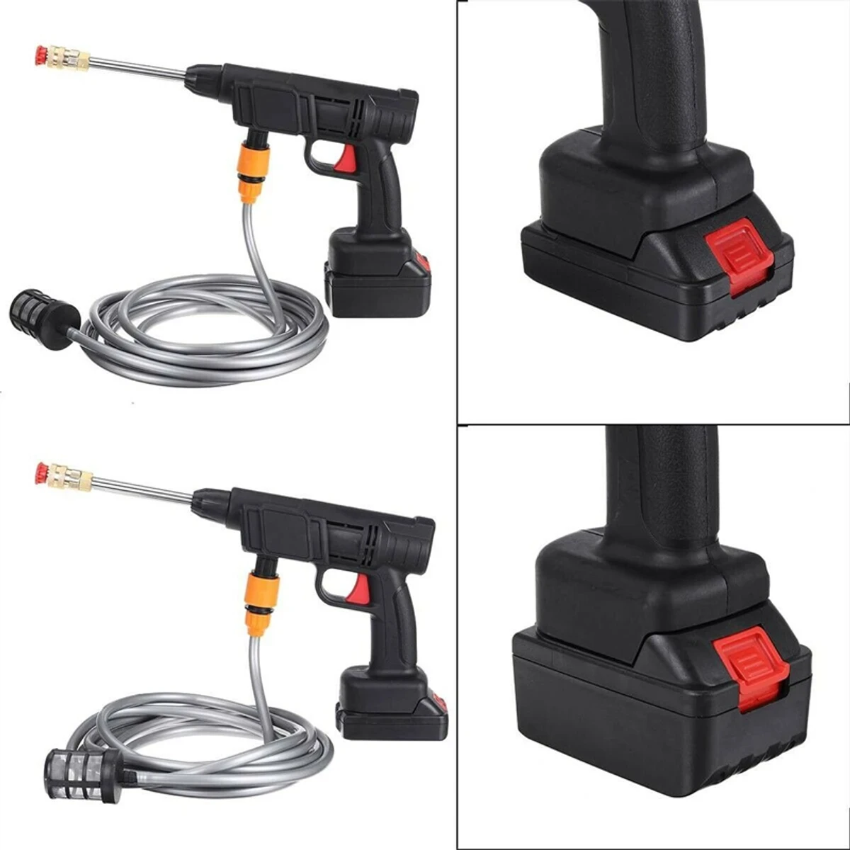 RECHARGEABLE CORDLESS HIGH PRESSURE CAR WASHER GUN - Image 7