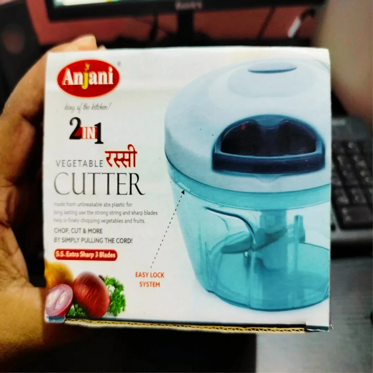 2 ইন ১ ভেজিটেবল কাটার / ANJANI VEGETABLE CUTTER - Image 6