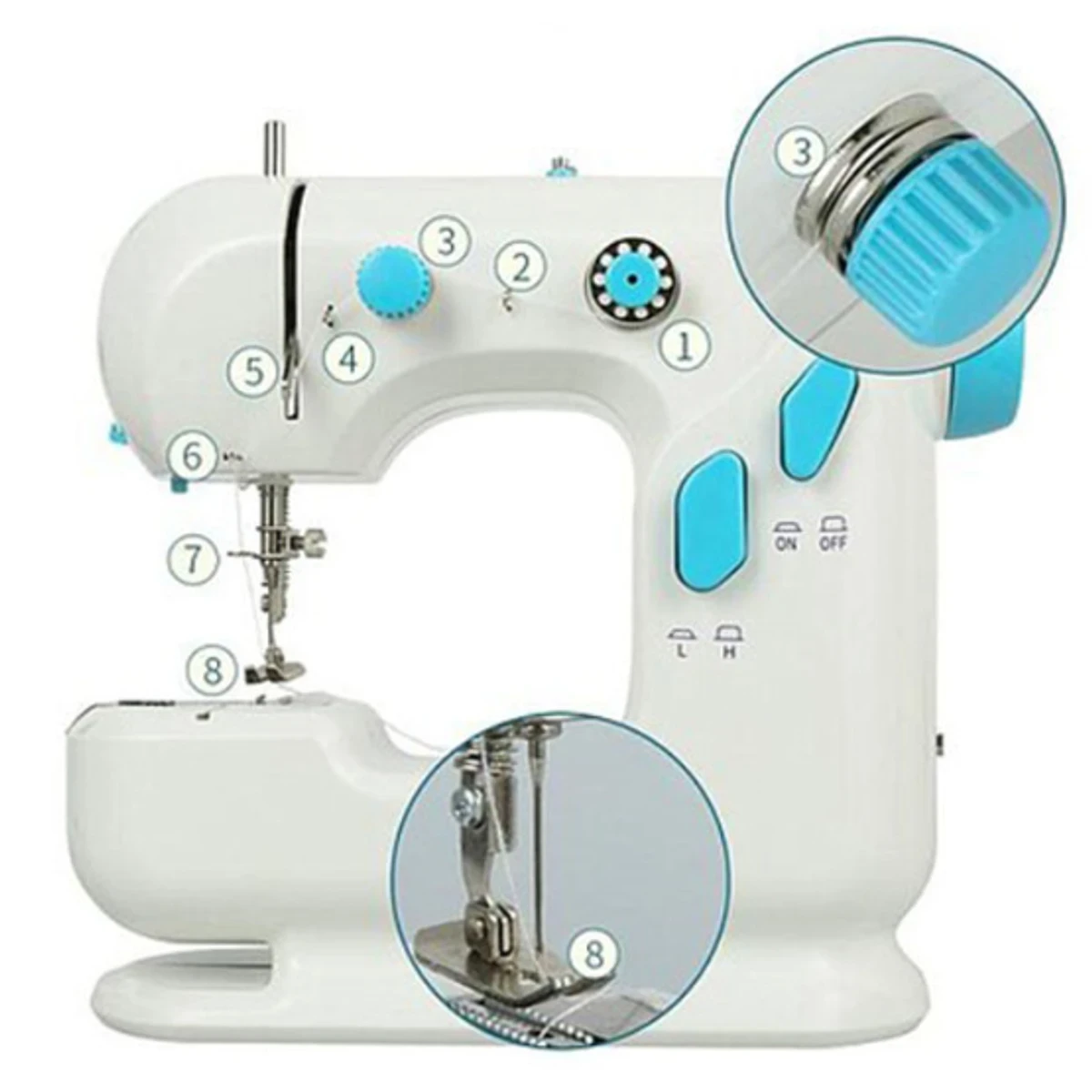 BIG ELECTRONIC SEWING MACHINE MODEL 306 - Image 5