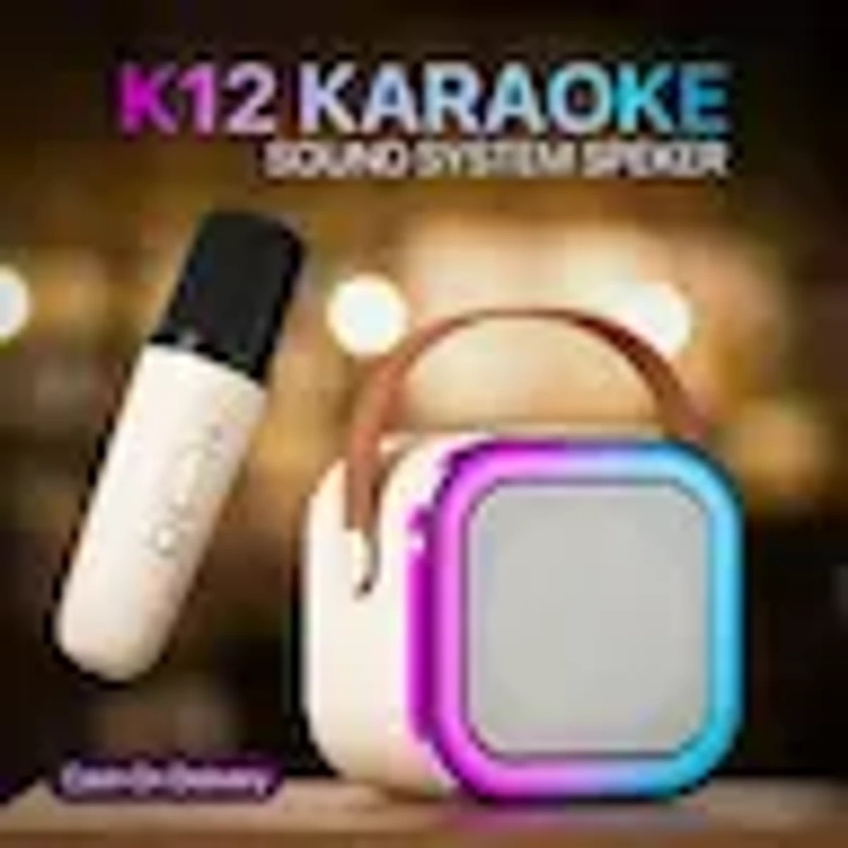 K12 Portable Karaoke Speaker With Wireless Microphone