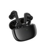 FONENG BL152 black True Wireless Earbuds with Active Noise Cancellation (ANC) and Environmental Noise Cancellation (ENC) in charging case.