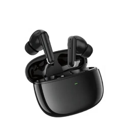 FONENG BL152 black True Wireless Earbuds with Active Noise Cancellation (ANC) and Environmental Noise Cancellation (ENC) in charging case.