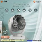 KISONLI F-103 Rechargeable Table Fan - Image 2