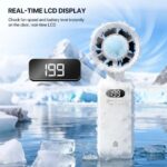 FANTECH PAC6 ICE Cooling Plated Portable Mini Fan - Image 4