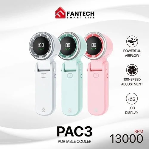 Fantech PAC3 Portable Charger Fan Powerful Cooling