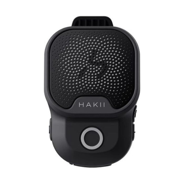 Havit Hakii Boulder Clip-On Black Portable Bluetooth Speaker; Havit clip on speaker BD; Havit Boulder speaker price Bangladesh; portable bluetooth speaker clip design; mini outdoor bluetooth speaker BD; Hakii Boulder wireless speaker