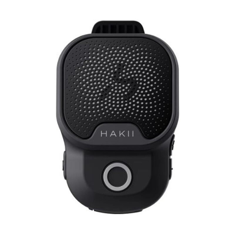Havit Hakii Boulder Clip-On Black Portable Bluetooth Speaker; Havit clip on speaker BD; Havit Boulder speaker price Bangladesh; portable bluetooth speaker clip design; mini outdoor bluetooth speaker BD; Hakii Boulder wireless speaker