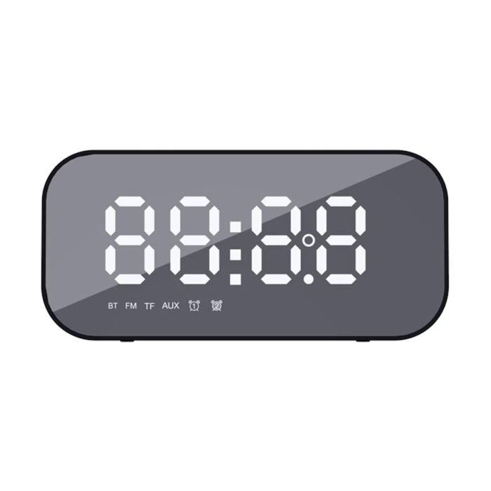 Havit M3 Alarm Clock Bluetooth Black Speaker - Image 2