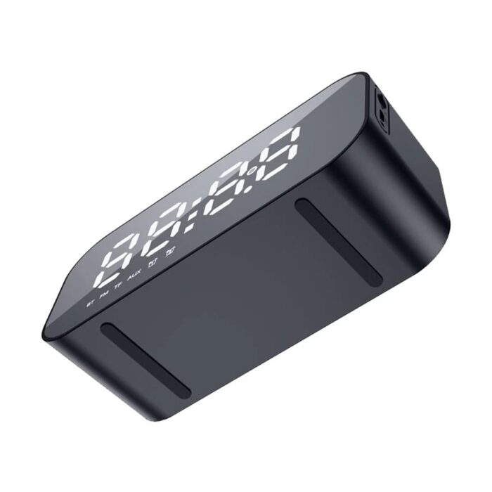 Havit M3 Alarm Clock Bluetooth Black Speaker - Image 3
