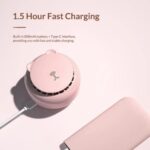 Orico GXZ-F1013- PK Mini Neck Rechargeable Fan - Image 4