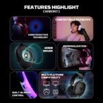 FANTECH HG30 CARBON7.1 Gaming Headphone - Image 3
