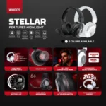 FANTECH WHG05 STELLAR Multiplatform Wireless Gaming Headset - Image 2