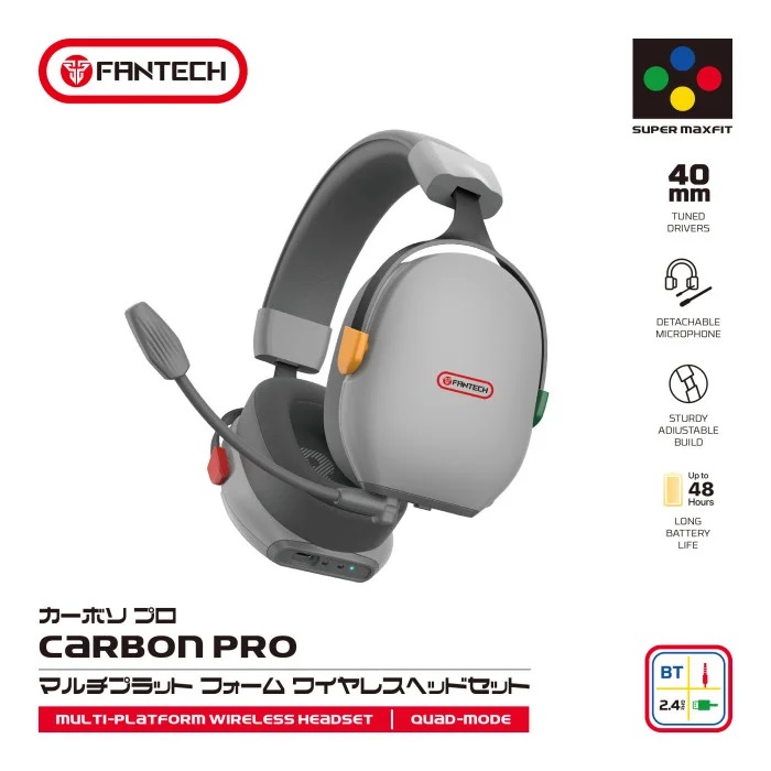 FANTECH WHG06 Carbon Pro Wireless Gaming Headset