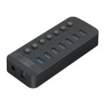 ORICO CT2U3-7AB 7-Port USB3.0 Hub: Individual Switches