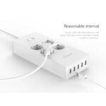 ORICO HPC-4A5U-V1-EU 4 AC Outlet Surge Protector with 5 USB Charging Port Smart Power Strip - Image 6