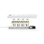 ORICO OSC-4A4U-UK Surge Protector 4 AC 4 USB