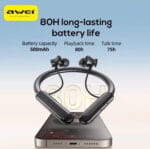 WIRELESS AWEI G81BL Neckband Bluetooth Earphones