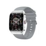 Blisbond Crescent AMOLED Display Bluetooth Calling Smart Watch - Gray - Image 2