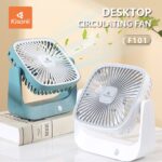 KISONLI F101 Mini Portable Desktop Fan USB Powered Personal Cooling Fan for Home Office Study Desk Price in Bangladesh from CARTX