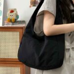 Canvas Underarm Bag for Women