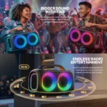 FANTECH NP01 NeraParty Portable Party Speaker with RGB lights and heavy bass