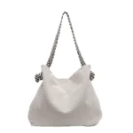 Large Capacity Pleated Shoulder Bag for Women - Image 2