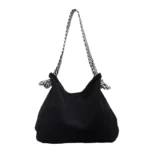 Large Capacity Pleated Shoulder Bag for Women - Image 3