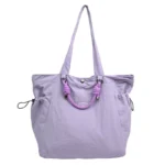 New Nylon Washed Wrinkled Couple Large Bag Simple and Lightweight Outing Shopping Bag Casual Dopamine Trendy Shoulder Bag - Image 7