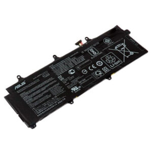 Laptop battery health check on screen showing low charge warning