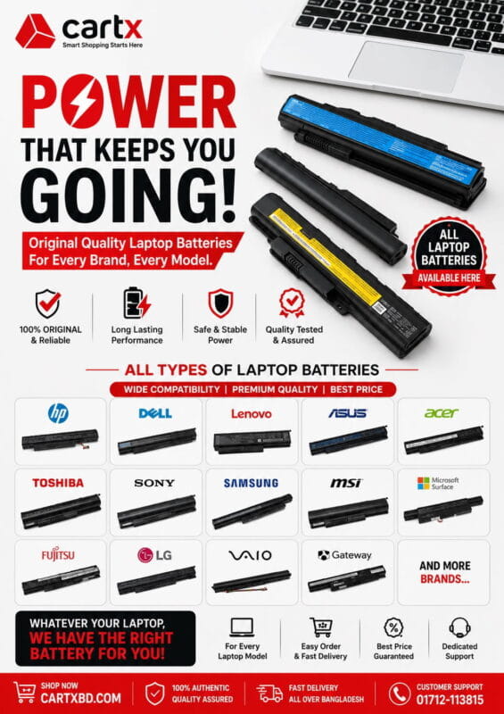Laptop battery price in Bangladesh