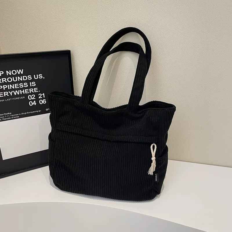 Vintage Canvas Bag Women Large Capacity Tote Bag