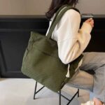 Vintage Canvas Bag Women | Large Capacity Tote - Image 4