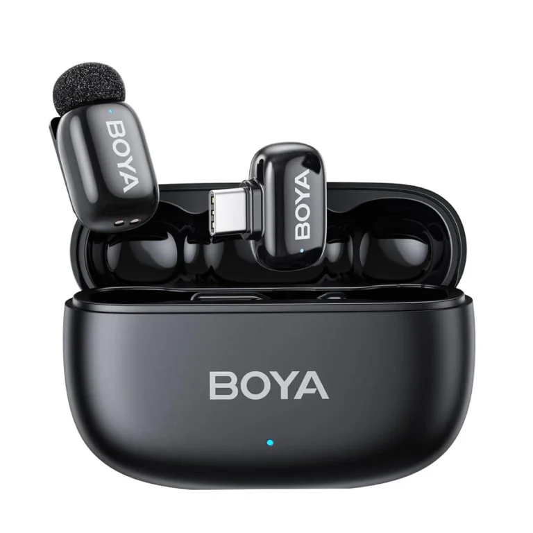 Boya Mini 2-06 2.4G wireless black microphone 1xRX USB-C 1xTX for Android iOS Cartx