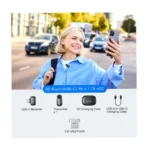 Boya Mini 2-06 2.4G Wireless Black Microphone for Android & IOS (1xRX (USB-C), 1xTX) - Image 3