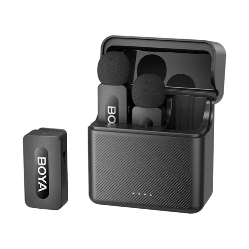 BOYA BY-V35 2.4 GHz dual-channel wireless microphone for camera on Cartx