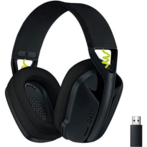 Logitech G435 LIGHTSPEED wireless Bluetooth gaming headset black