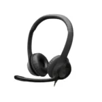 Logitech H390 Stereo Headset with noise-cancelling microphone displayed on Cartx