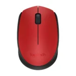 Logitech M171 Wireless Mouse – red-black
