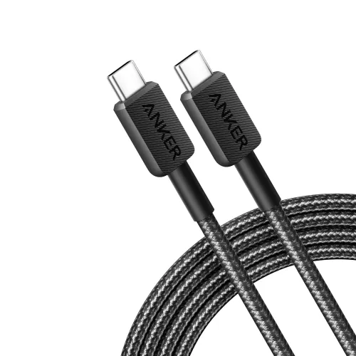 Anker 322 3ft nylon braided USB-C to USB-C cable with 60W fast charging support
