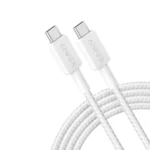 Anker 322 3ft nylon braided USB-C to USB-C cable with 60W fast charging support