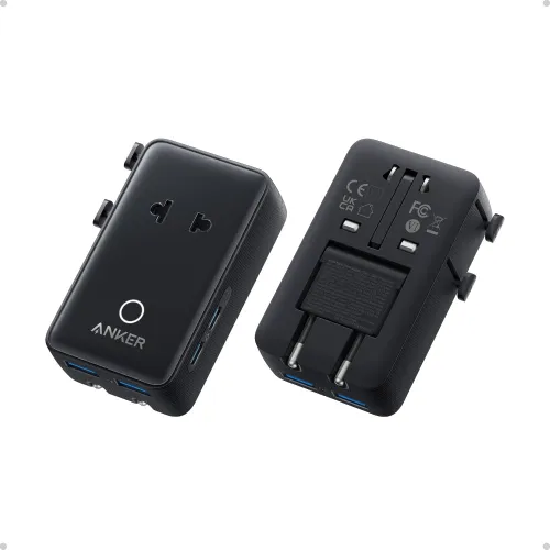 Anker Nano 20W 5-in-1 Travel Adapter with USB-C and USB-A ports