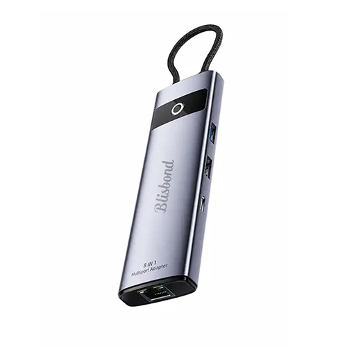 Blisbond DS09 8-in-1 Docking Station USB-C Hub