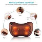 Car & Home Massage Pillow for neck, shoulder and back massage