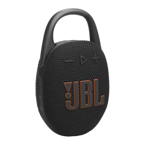 JBL Clip 5 portable waterproof Bluetooth speaker with built-in carabiner