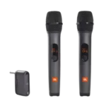 JBL Wireless Microphone set with two handheld wireless microphones and receiver