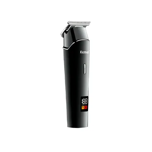 Kemei KM-1113 Hair Trimmer with LED Display and Guide Combs