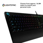 Logitech G213 Prodigy RGB Gaming Keyboard with Mech-Dome keys