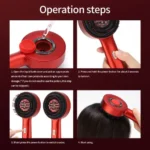 Magnetic Oil Dispensing Scalp Massage Comb With Red Light Therapy - Image 5