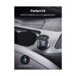 UGREEN CD213 (10144) 36W Two USB Ports QC 3.0 Dark Blue Car Charger - Image 5